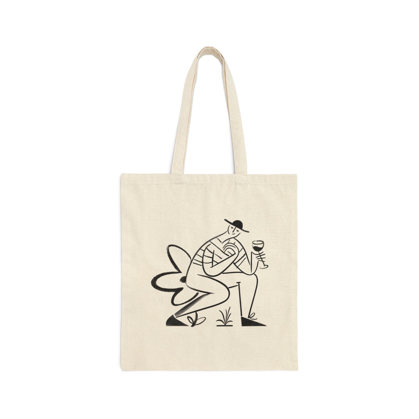 Well-Being Cotton Canvas Tote Bag