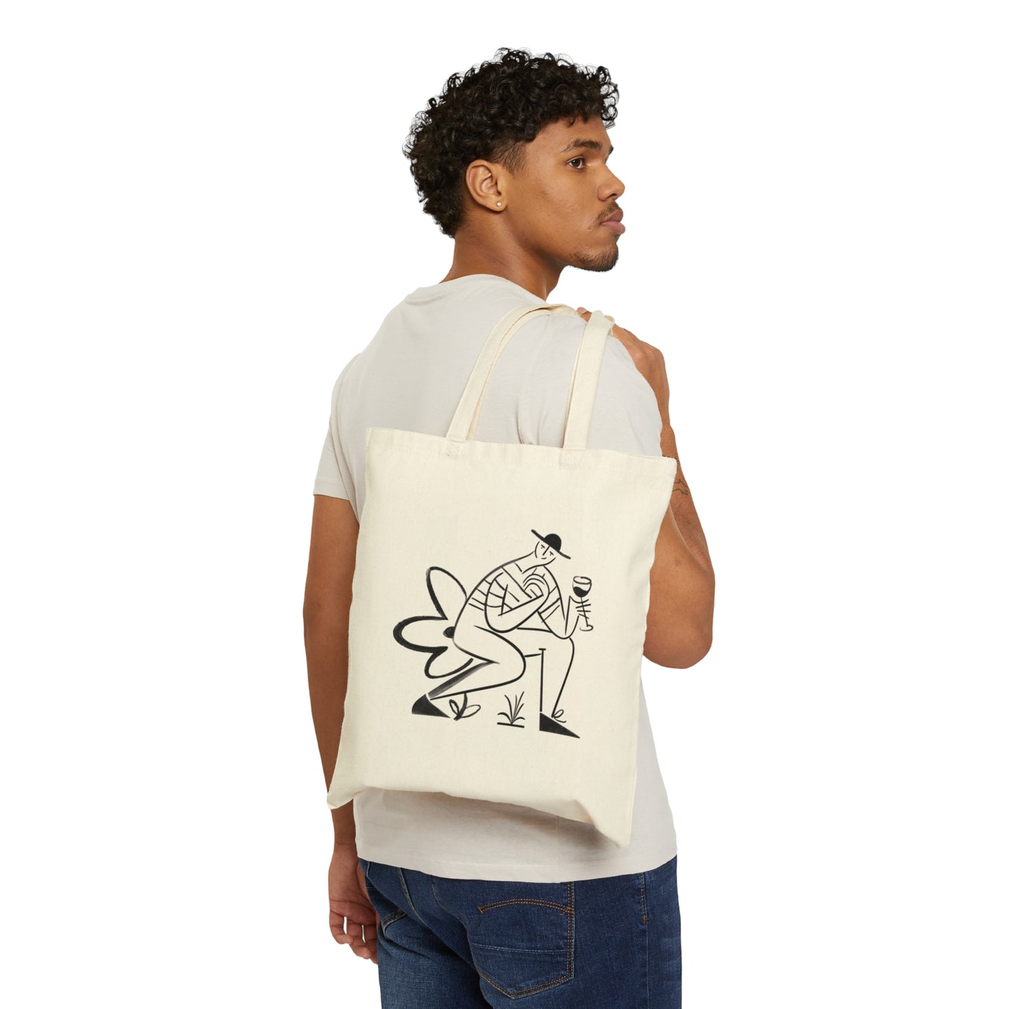 Well-Being Cotton Canvas Tote Bag