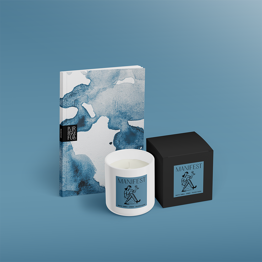 Manifest Candle & Journal Set