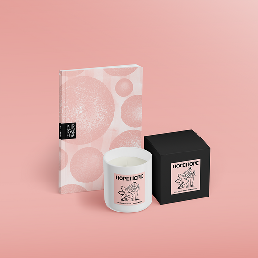 Well-Being Candle & Journal Set